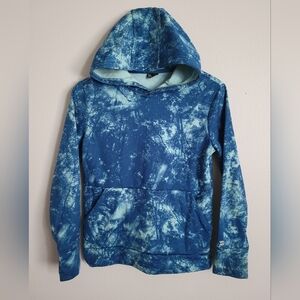 Kids All In Motion Blue Canopy Tech Fleece Tie Dye Hoodie